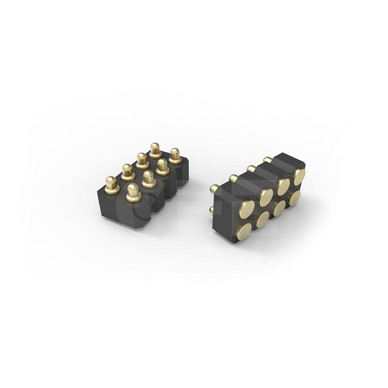 2,54mm pitch smt/smd pogo pin connector